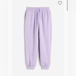 H&M Lilac joggers- XS- preowned